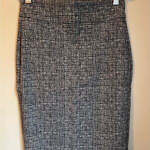 RW&CO. Blue and White Pencil Skirt for Work